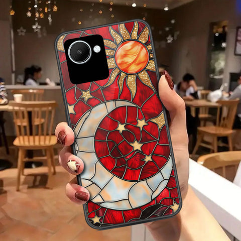 Realme C30 Cover - Celestial Starry Universe Series - HQ Ultra Shine Premium Infinity Glass Soft Silicon Borders Case