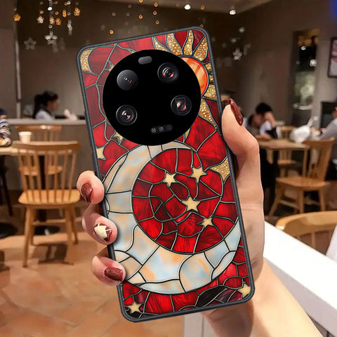 Xiaomi 13 Ultra Cover - Celestial Starry Universe Series - HQ Ultra Shine Premium Infinity Glass Soft Silicon Borders Case