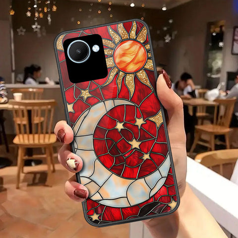 Realme C30s Cover - Celestial Starry Universe Series - HQ Ultra Shine Premium Infinity Glass Soft Silicon Borders Case