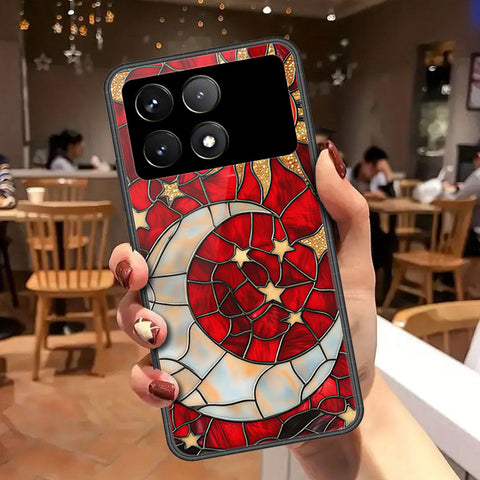 Xiaomi Poco F6 Pro Cover - Celestial Starry Universe Series - HQ Ultra Shine Premium Infinity Glass Soft Silicon Borders Case