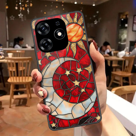 Tecno Spark 10 Pro Cover - Celestial Starry Universe Series - HQ Ultra Shine Premium Infinity Glass Soft Silicon Borders Case