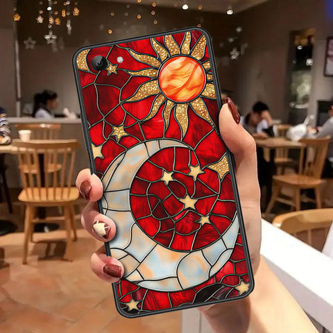 Vivo Y81 Cover - Celestial Starry Universe Series - HQ Ultra Shine Premium Infinity Glass Soft Silicon Borders Case