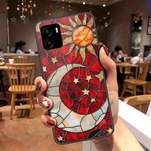 Vivo Y10 Cover - Celestial Starry Universe Series - HQ Ultra Shine Premium Infinity Glass Soft Silicon Borders Case