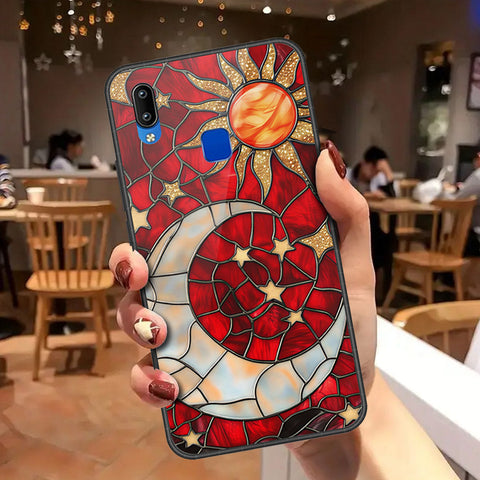 Vivo Y91i Cover - Celestial Starry Universe Series - HQ Ultra Shine Premium Infinity Glass Soft Silicon Borders Case
