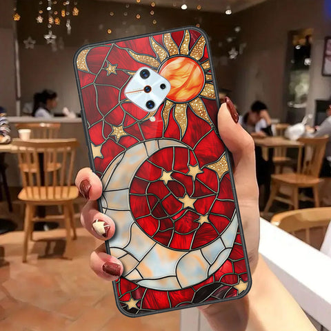 Vivo Y9s Cover - Celestial Starry Universe Series - HQ Ultra Shine Premium Infinity Glass Soft Silicon Borders Case