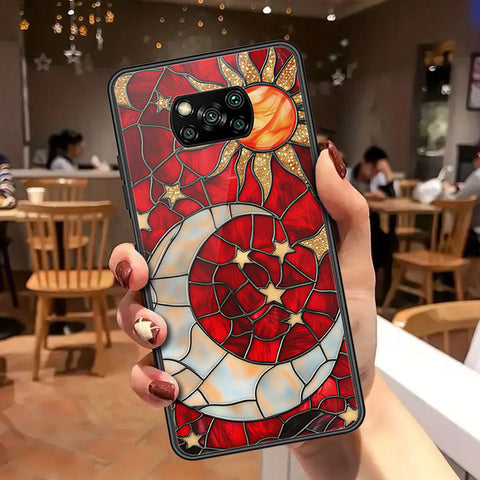 Xiaomi Poco X3 Pro Cover - Celestial Starry Universe Series - HQ Ultra Shine Premium Infinity Glass Soft Silicon Borders Case