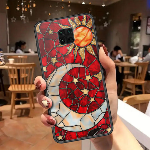 Xiaomi Redmi Note 9S Cover - Celestial Starry Universe Series - HQ Ultra Shine Premium Infinity Glass Soft Silicon Borders Case
