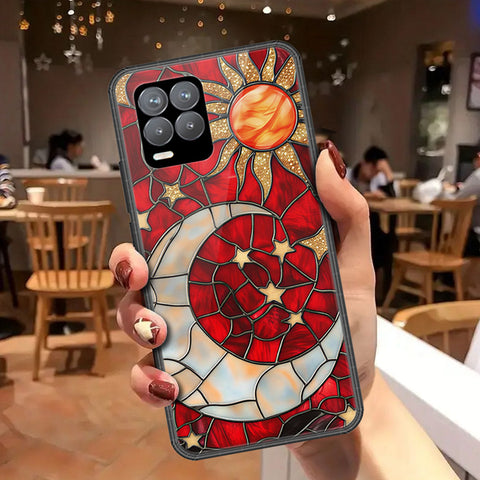 Realme 8 Pro Cover - Celestial Starry Universe Series - HQ Ultra Shine Premium Infinity Glass Soft Silicon Borders Case