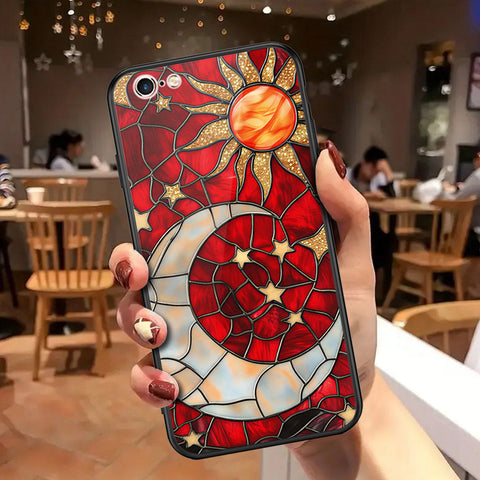 iPhone 6S / 6 Cover - Celestial Starry Universe Series - HQ Ultra Shine Premium Infinity Glass Soft Silicon Borders Case
