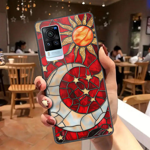 Vivo X60 Pro Cover - Celestial Starry Universe Series - HQ Ultra Shine Premium Infinity Glass Soft Silicon Borders Case