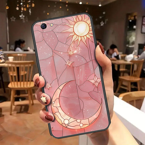 Oppo F3 Plus Cover - Celestial Starry Universe Series - HQ Ultra Shine Premium Infinity Glass Soft Silicon Borders Case