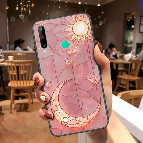 Huawei P40 lite E Cover - Celestial Starry Universe Series - HQ Ultra Shine Premium Infinity Glass Soft Silicon Borders Case