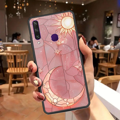 Huawei Y6p Cover - Celestial Starry Universe Series - HQ Ultra Shine Premium Infinity Glass Soft Silicon Borders Case