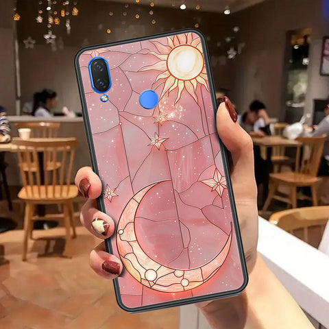 Huawei Y9 2019 Cover - Celestial Starry Universe Series - HQ Ultra Shine Premium Infinity Glass Soft Silicon Borders Case
