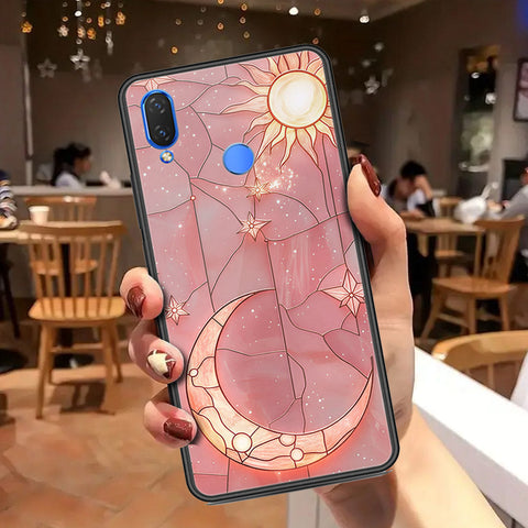 Huawei Y7 Prime 2019 / Y7 2019 / Y7 Pro 2019 Cover - Celestial Starry Universe Series - HQ Ultra Shine Premium Infinity Glass Soft Silicon Borders Case