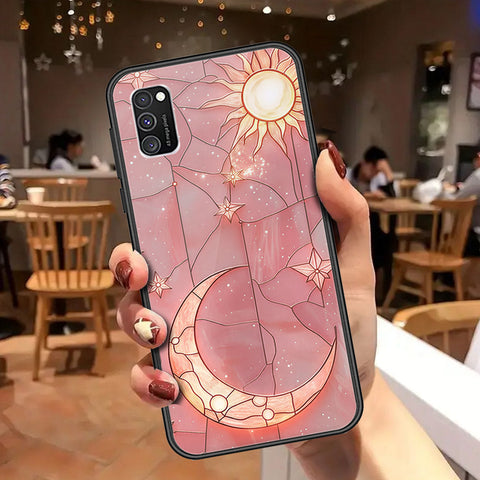 Samsung Galaxy A02s Cover - Celestial Starry Universe Series - HQ Ultra Shine Premium Infinity Glass Soft Silicon Borders Case