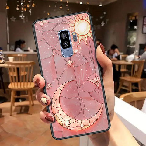 Samsung Galaxy S9 Plus Cover - Celestial Starry Universe Series - HQ Ultra Shine Premium Infinity Glass Soft Silicon Borders Case