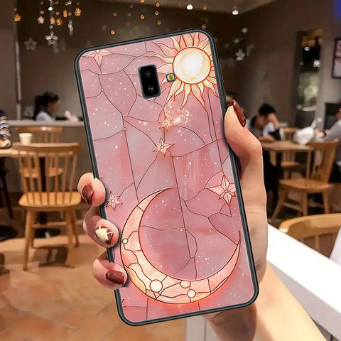 Samsung Galaxy J6 Plus 2018 Cover - Celestial Starry Universe Series - HQ Ultra Shine Premium Infinity Glass Soft Silicon Borders Case