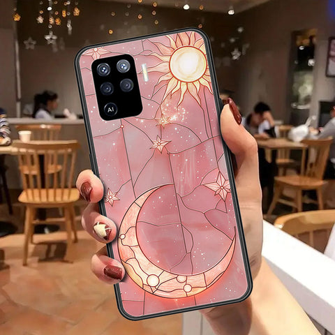 Oppo F19 Pro Cover - Celestial Starry Universe Series - HQ Ultra Shine Premium Infinity Glass Soft Silicon Borders Case