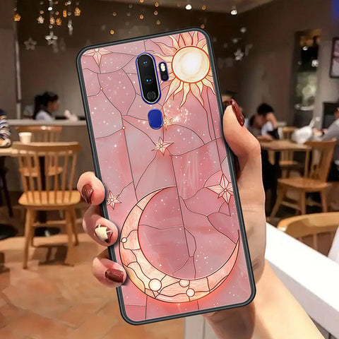 Oppo A5 2020 Cover - Celestial Starry Universe Series - HQ Ultra Shine Premium Infinity Glass Soft Silicon Borders Case