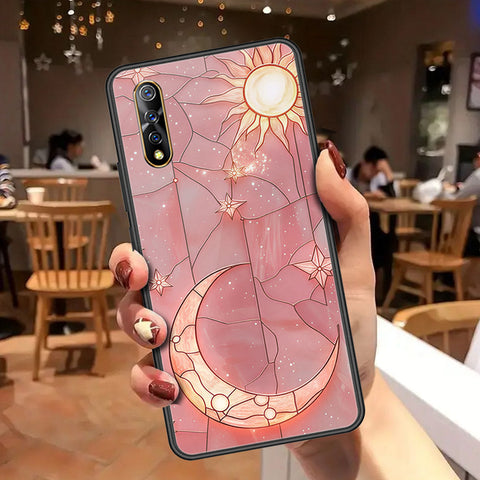 Vivo S1 Cover - Celestial Starry Universe Series - HQ Ultra Shine Premium Infinity Glass Soft Silicon Borders Case