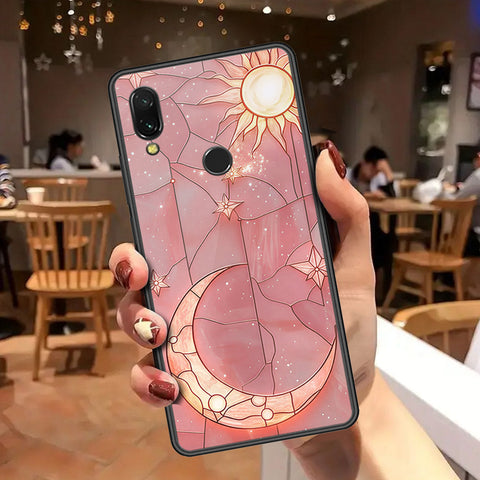 Xiaomi Redmi 7 Cover - Celestial Starry Universe Series - HQ Ultra Shine Premium Infinity Glass Soft Silicon Borders Case