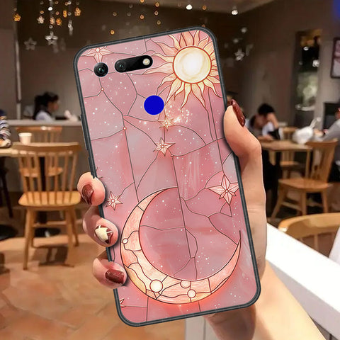 Huawei Honor View 20 Cover - Celestial Starry Universe Series - HQ Ultra Shine Premium Infinity Glass Soft Silicon Borders Case