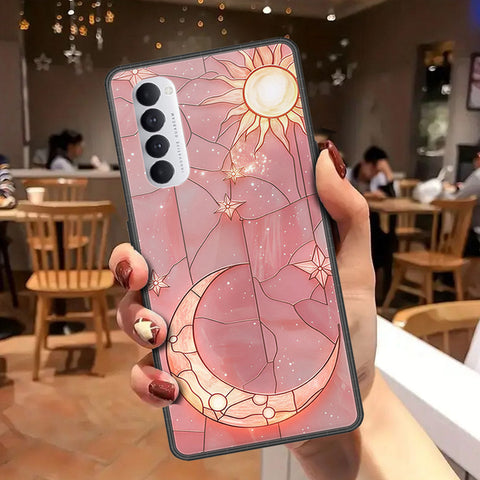 Oppo Reno 4 Pro Cover - Celestial Starry Universe Series - HQ Ultra Shine Premium Infinity Glass Soft Silicon Borders Case