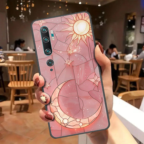 Xiaomi Mi CC9 Pro Cover - Celestial Starry Universe Series - HQ Ultra Shine Premium Infinity Glass Soft Silicon Borders Case