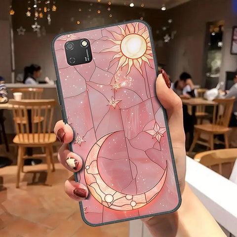 Huawei Y5p Cover - Celestial Starry Universe Series - HQ Ultra Shine Premium Infinity Glass Soft Silicon Borders Case