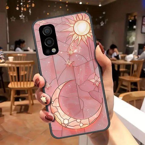 OnePlus Nord 2 Cover - Celestial Starry Universe Series - HQ Ultra Shine Premium Infinity Glass Soft Silicon Borders Case