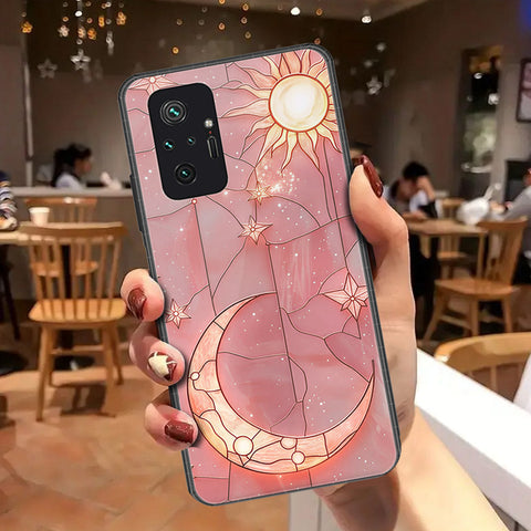 Xiaomi Redmi Note 10 Pro Max Cover - Celestial Starry Universe Series - HQ Ultra Shine Premium Infinity Glass Soft Silicon Borders Case