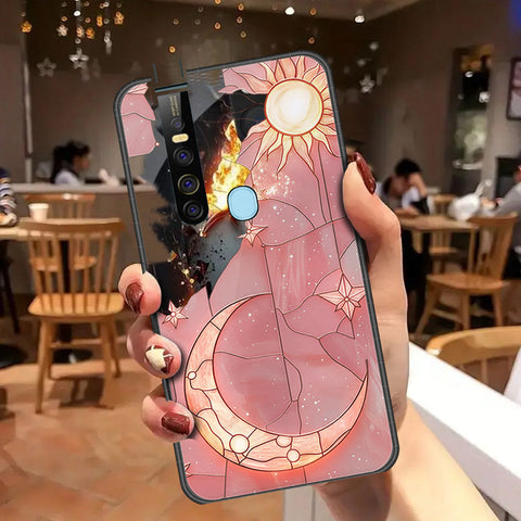 Tecno Camon 15 Pro Cover - Celestial Starry Universe Series - HQ Ultra Shine Premium Infinity Glass Soft Silicon Borders Case