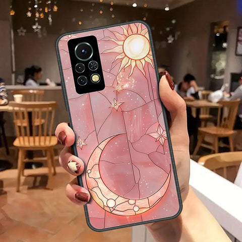 Infinix Note 11s Cover - Celestial Starry Universe Series - HQ Ultra Shine Premium Infinity Glass Soft Silicon Borders Case