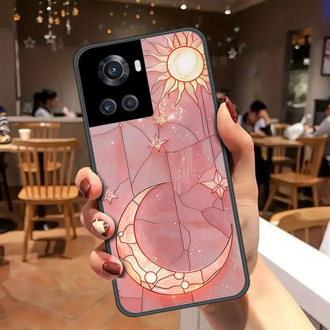 OnePlus 10R Cover - Celestial Starry Universe Series - HQ Ultra Shine Premium Infinity Glass Soft Silicon Borders Case