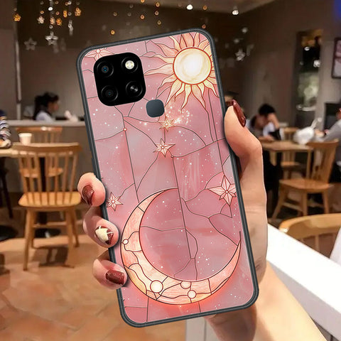 Infinix Smart 6 Cover - Personalized Alphabet Series Series - HQ Ultra Shine Premium Infinity Glass Soft Silicon Borders Cas