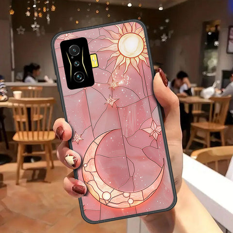Xiaomi Poco F4 GT Cover - Celestial Starry Universe Series - HQ Ultra Shine Premium Infinity Glass Soft Silicon Borders Case