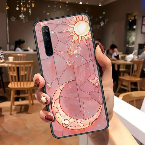 Realme 6 Cover - Celestial Starry Universe Series - HQ Ultra Shine Premium Infinity Glass Soft Silicon Borders Case
