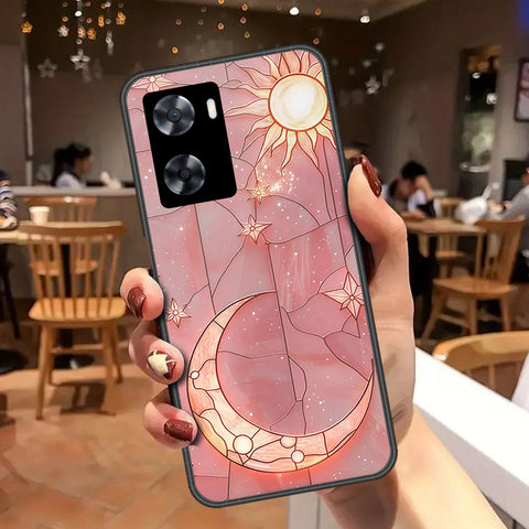 Oppo A57 4G 2022 Cover - Celestial Starry Universe Series - HQ Ultra Shine Premium Infinity Glass Soft Silicon Borders Case