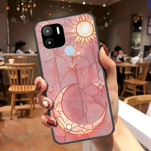 Xiaomi Redmi A1 Plus Cover - Celestial Starry Universe Series - HQ Ultra Shine Premium Infinity Glass Soft Silicon Borders Case