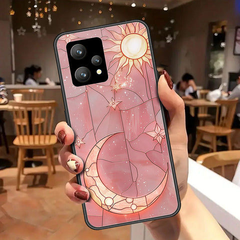 Realme 9 4G Cover - Celestial Starry Universe Series - HQ Ultra Shine Premium Infinity Glass Soft Silicon Borders Case
