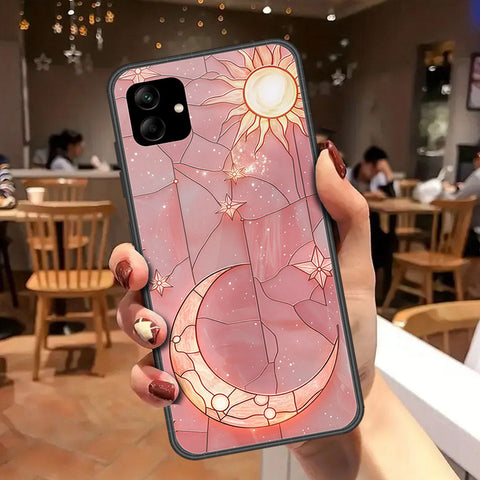 Samsung Galaxy A04 Cover - Celestial Starry Universe Series - HQ Ultra Shine Premium Infinity Glass Soft Silicon Borders Case
