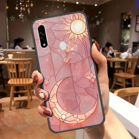 Oppo A31 Cover - Celestial Starry Universe Series - HQ Ultra Shine Premium Infinity Glass Soft Silicon Borders Case