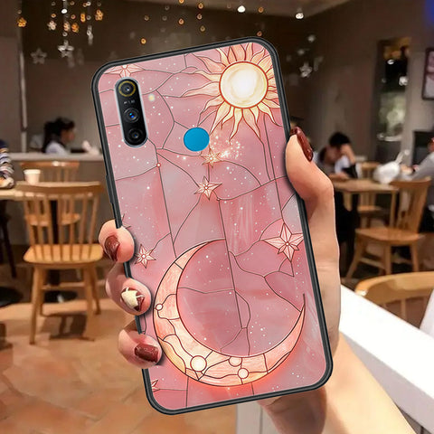 Realme 5i Cover - Celestial Starry Universe Series - HQ Ultra Shine Premium Infinity Glass Soft Silicon Borders Case