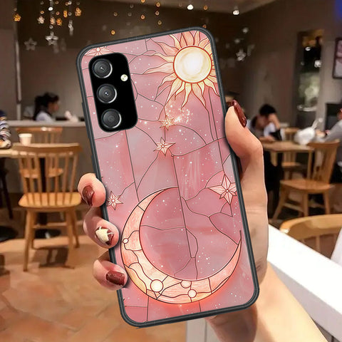 Samsung Galaxy A14 5G Cover - Celestial Starry Universe Series - HQ Ultra Shine Premium Infinity Glass Soft Silicon Borders Case