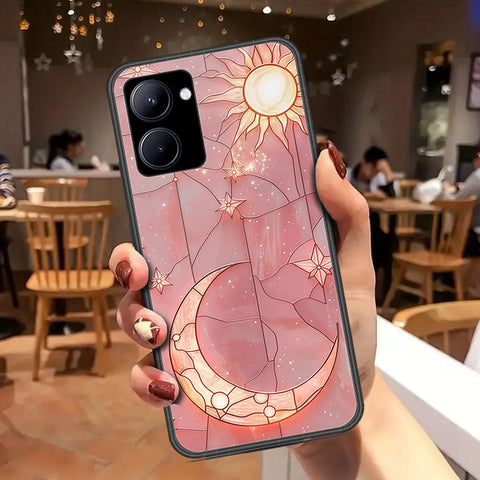 Realme C33 Cover - Celestial Starry Universe Series - HQ Ultra Shine Premium Infinity Glass Soft Silicon Borders Case