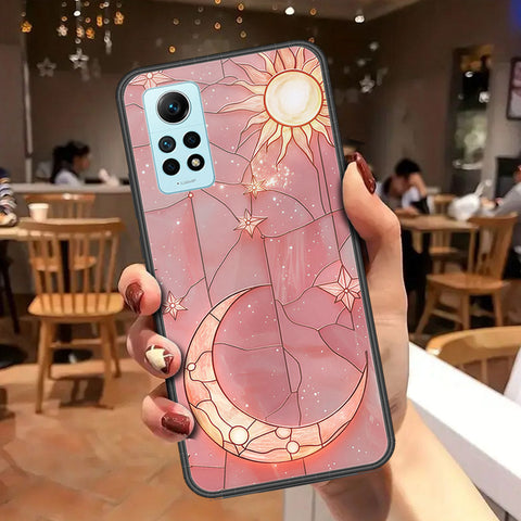 Xiaomi Redmi Note 12 Pro 4G Cover - Celestial Starry Universe Series - HQ Ultra Shine Premium Infinity Glass Soft Silicon Borders Case