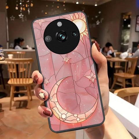 Realme 11 Pro Cover - Celestial Starry Universe Series - HQ Ultra Shine Premium Infinity Glass Soft Silicon Borders Case