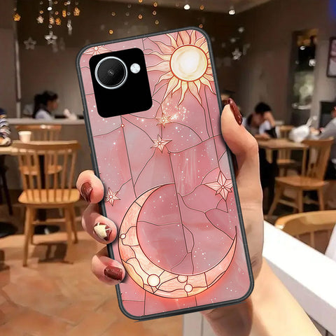 Realme C30 Cover - Celestial Starry Universe Series - HQ Ultra Shine Premium Infinity Glass Soft Silicon Borders Case