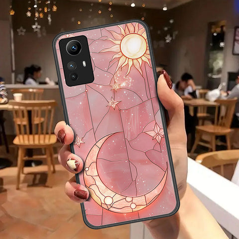 Xiaomi Redmi Note 12 4G Cover - Celestial Starry Universe Series - HQ Ultra Shine Premium Infinity Glass Soft Silicon Borders Case